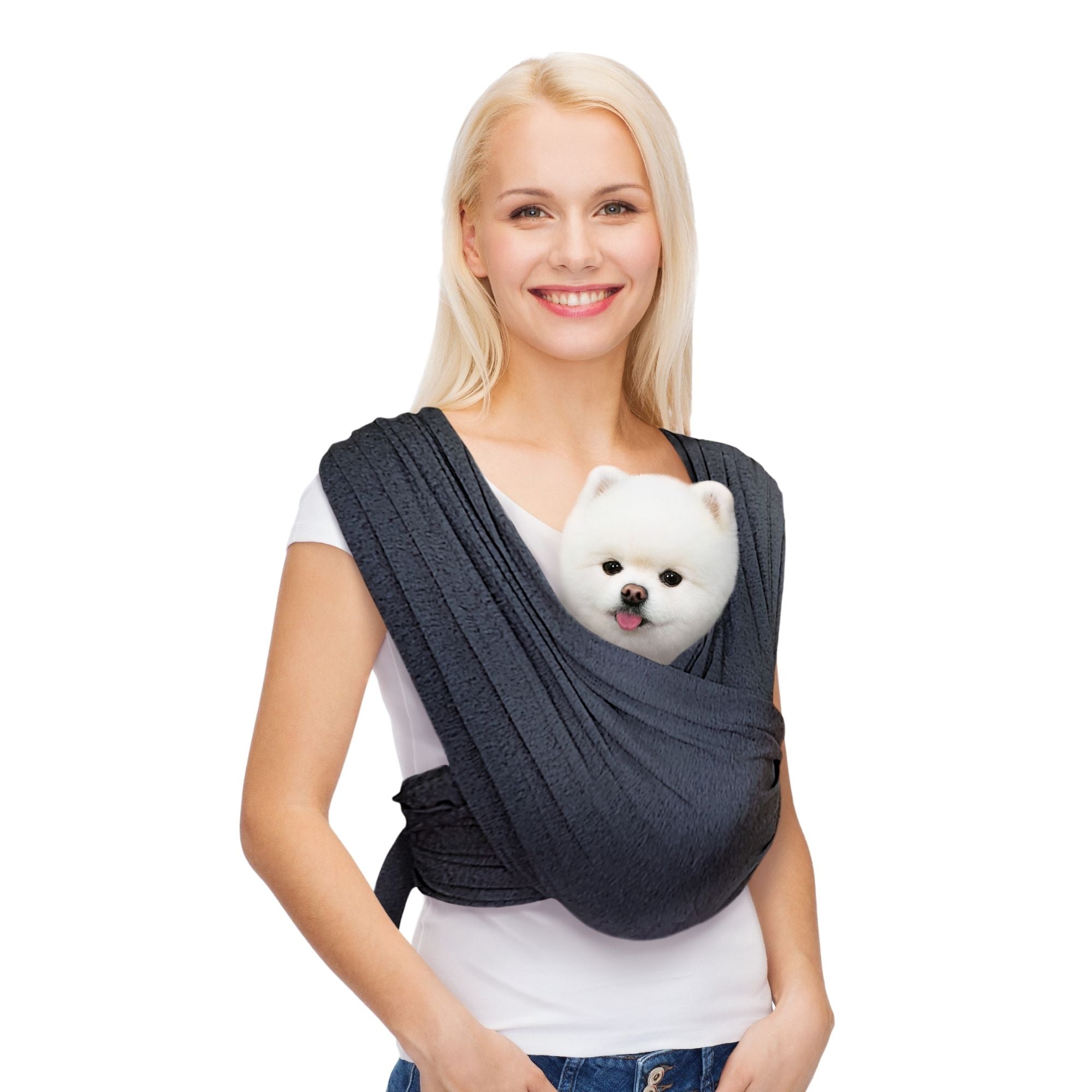 Adjustable Dog Carrier Sling - Hands-Free, Safe & Reduce Back Pain