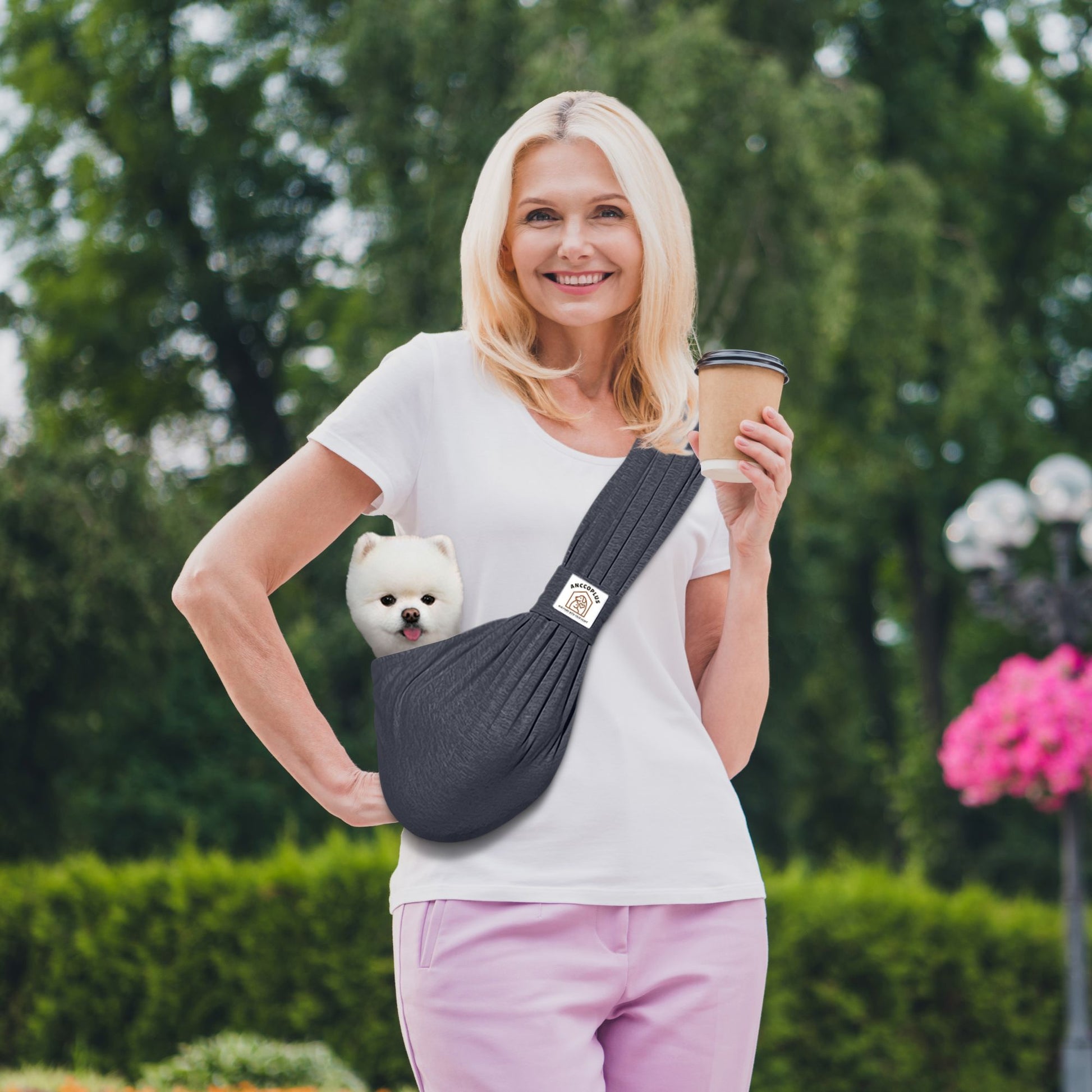 Anccoplus Convertible dog carrier sling 