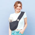 Anccoplus Convertible dog carrier sling black