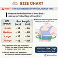 Anccoplus Convertible dog carrier sling size chart