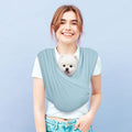 Anccoplus Convertible dog carrier sling blue