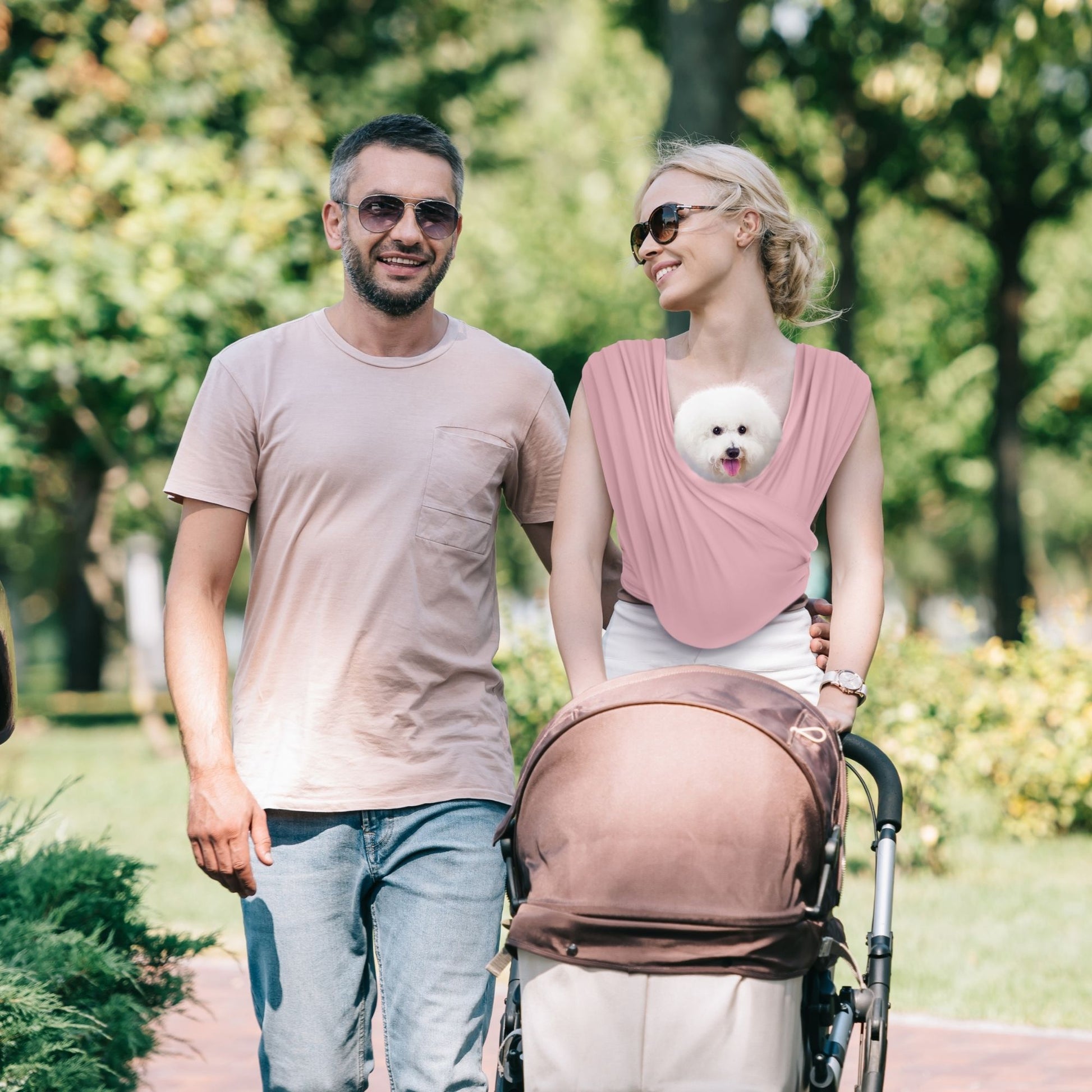 Anccoplus Adjustable Dog Carrier Sling